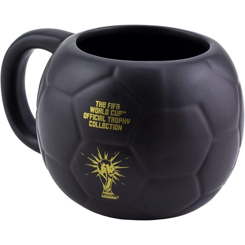 Fifa Fifa World Cup Football Mug Black & Gold 400ml