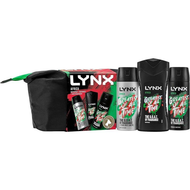 Lynx Africa Washbag Gift Set