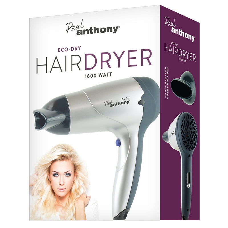 Paul Anthony Eco-Dry Hair Dryer By Paul Anthony - 1600W