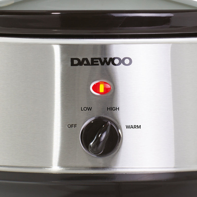 Daewoo Daewoo Slow Cooker Stainless Steel - 3.5L