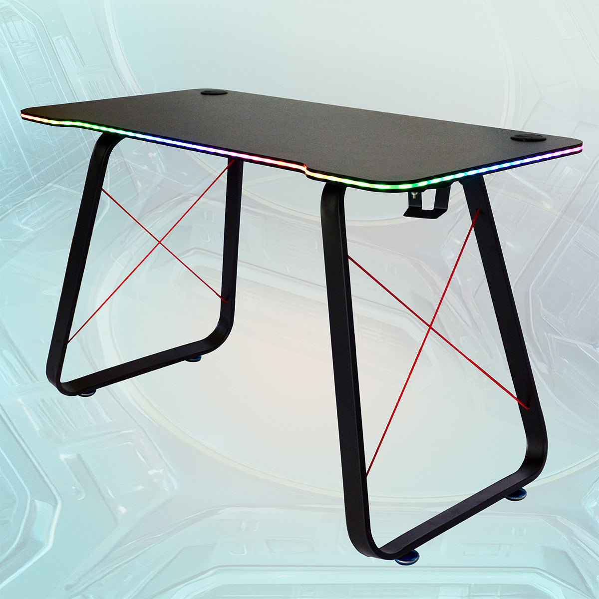 Essentials Gaming Desk 120cm Black & Blue