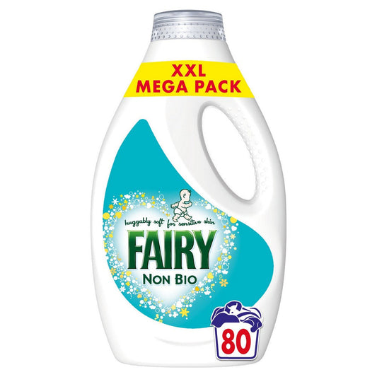 Fairy Non Bio Liquid Detergent 80 Washes