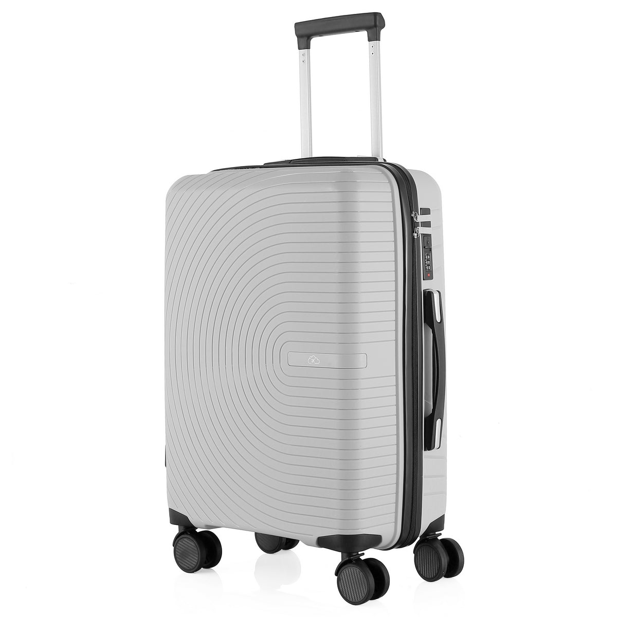 Wheeled Suitcase Medium 60 Litre - New Silver - PRE ORDER