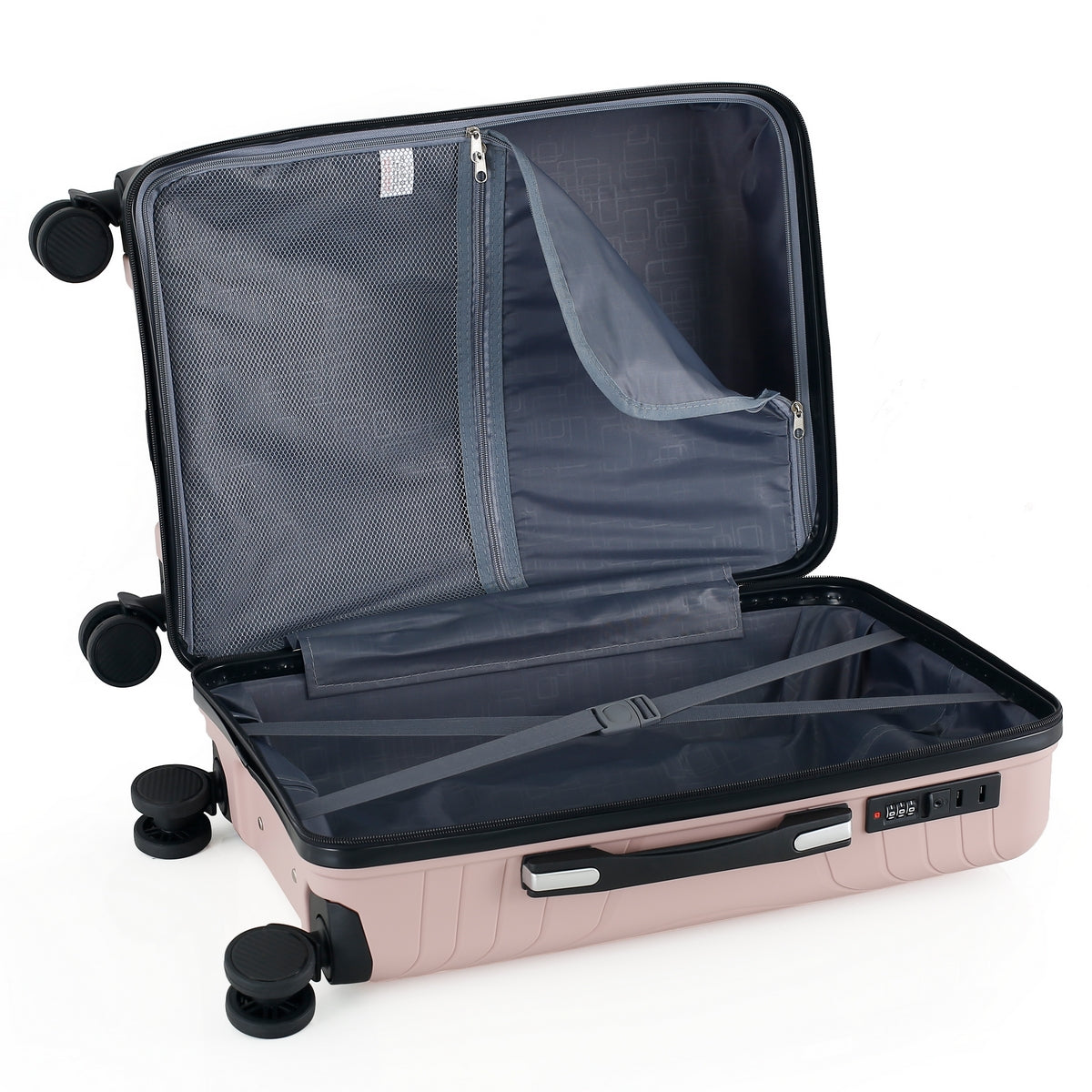 Wheeled Cabin Suitcase 39 Litre - Pink Champagne