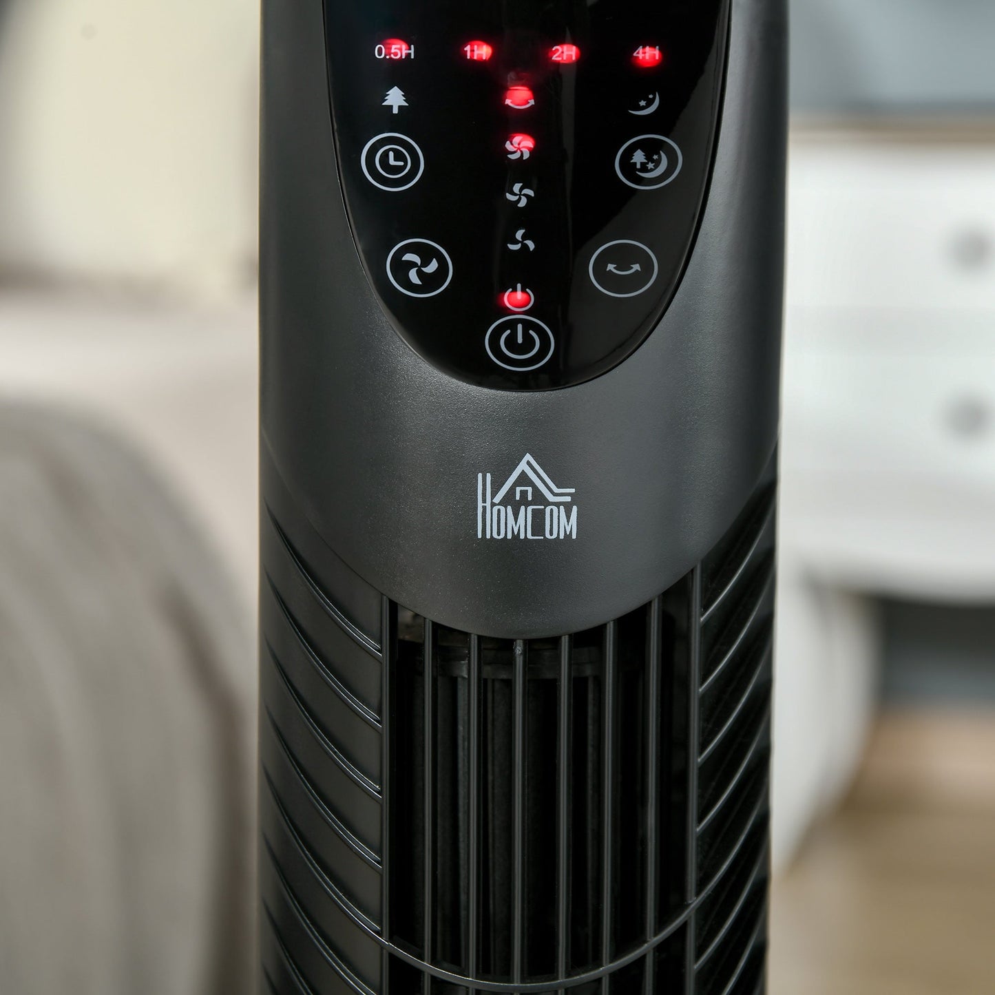 Homcom Oscillating Tower Fan with Remote Control