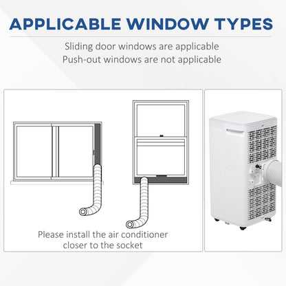 A Rated 8,000 BTU 4-In-1 Portable Dehumindifier With Remote & 24 Hour Timer