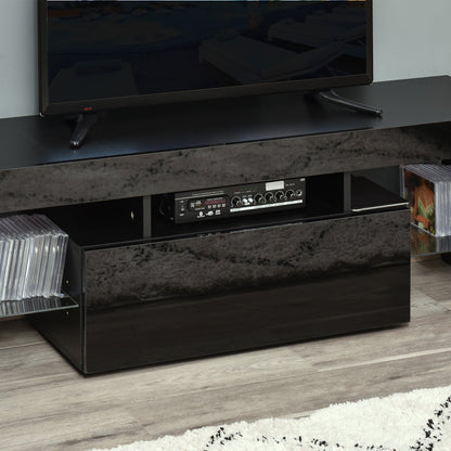 Homcom High Gloss Futuristic TV Stand