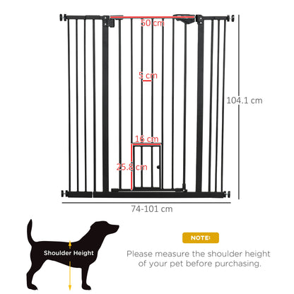 PawHut Extra Tall Pet Gate