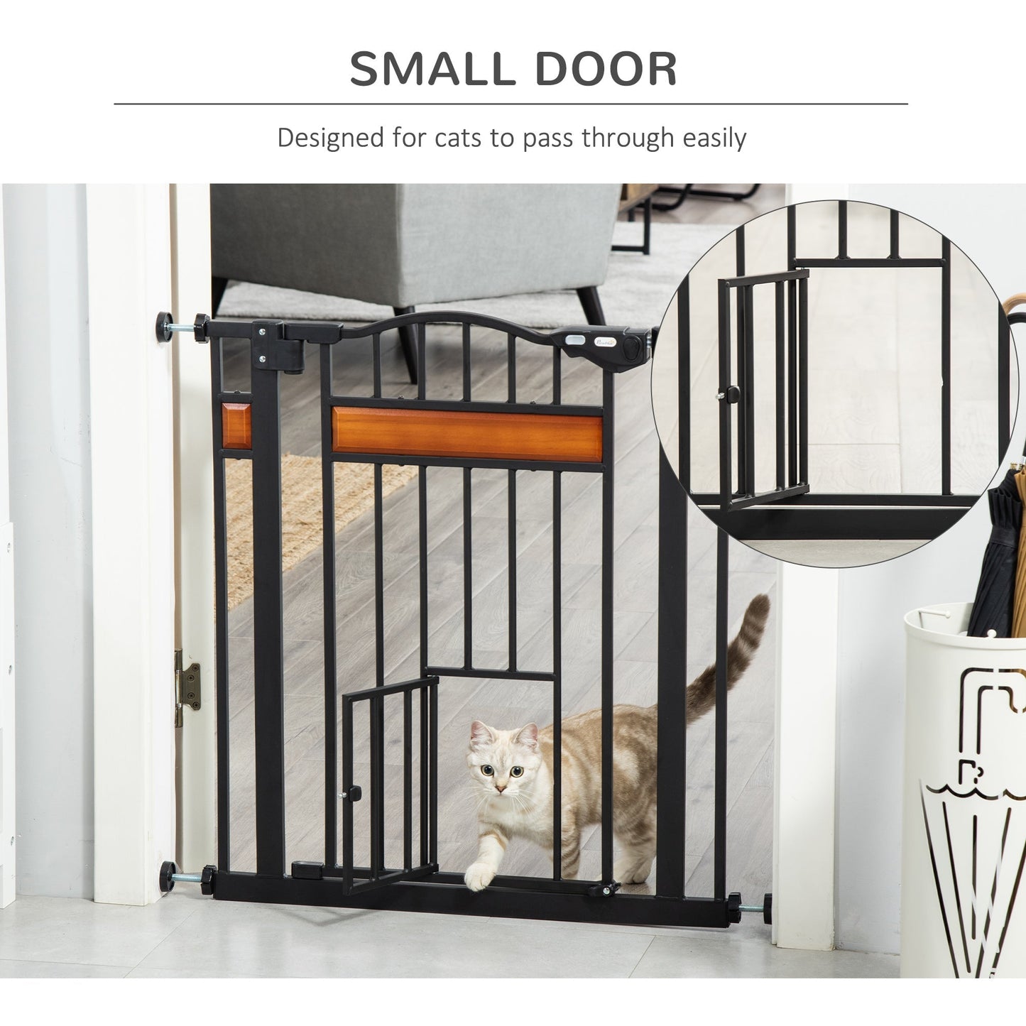 PawHut Pet Gate Safety Gate