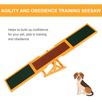 PawHut Pet Obedience Training Seesaw For Dog Agility