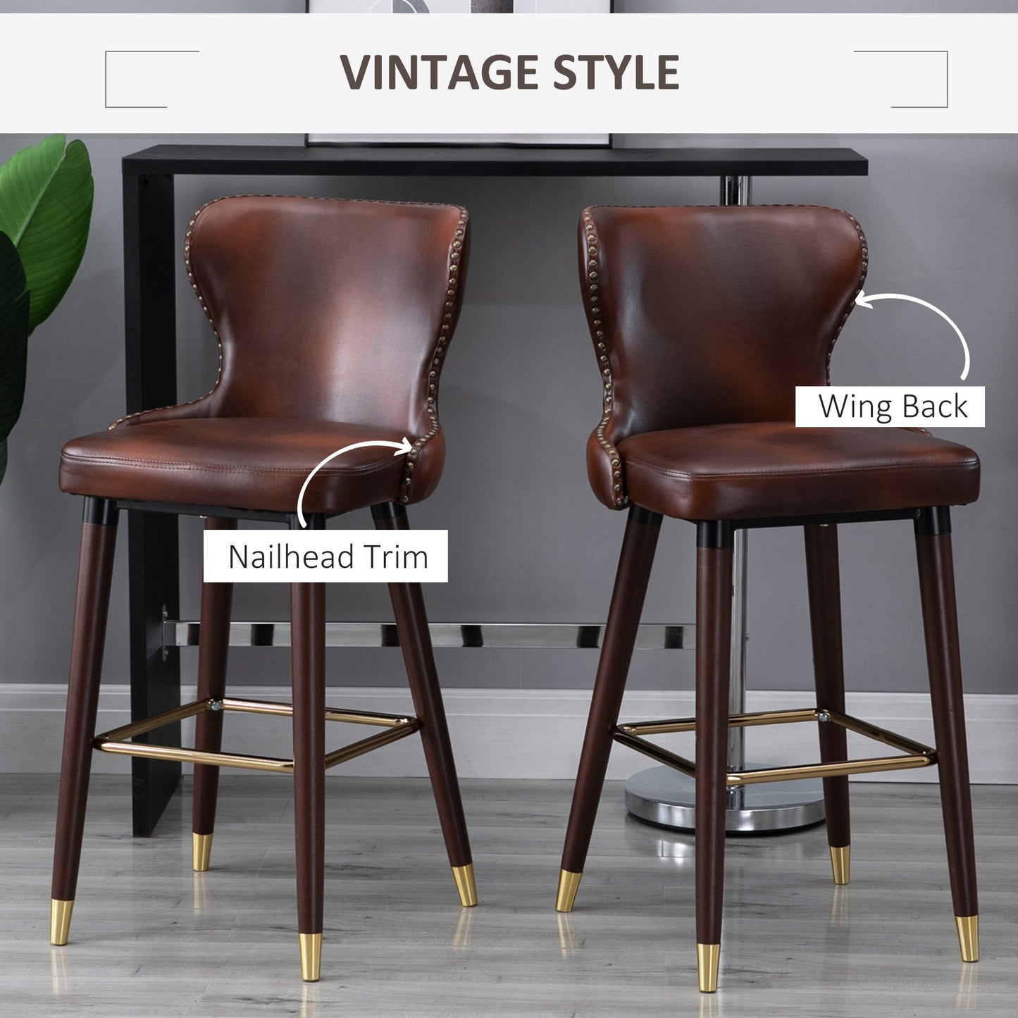 Bar Stools Set of 2