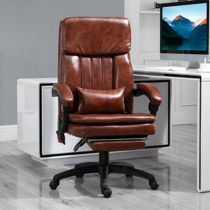 Vinsetto PU Leather Office Chair with 7 Point Vibrating Massage