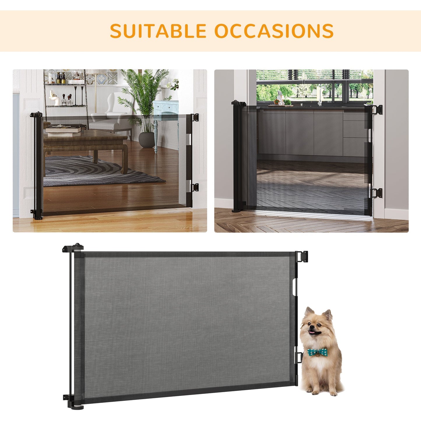 PawHut Foldable Pet Gate