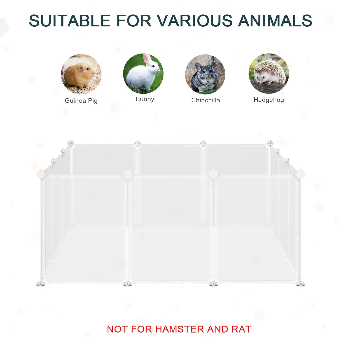 Portable Small Animal Playpen by Pawhut