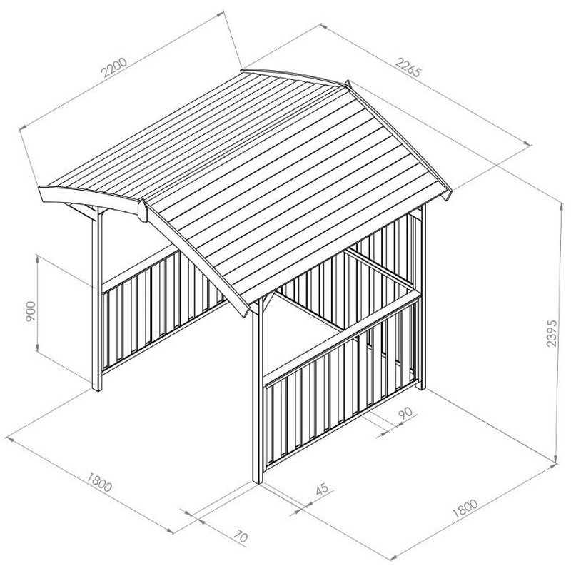 Zest Appleton Gazebo + FREE Garden Table by Zest