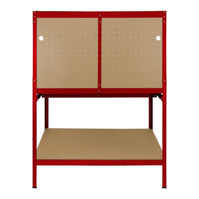 Raven Raven Q-Rax 3' 11" x 1' 11" Not Applicable Workbench with Pegboard, Drawer & Light - Classic