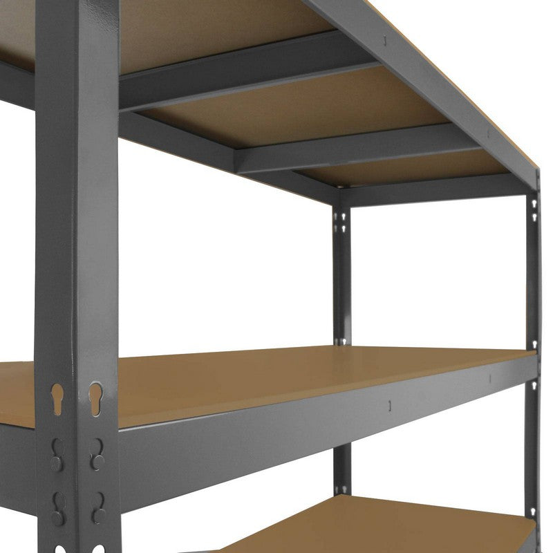 Raven Steel Shelving Unit 160cm - Silver Warehouse Q-Rax 160cm by Raven