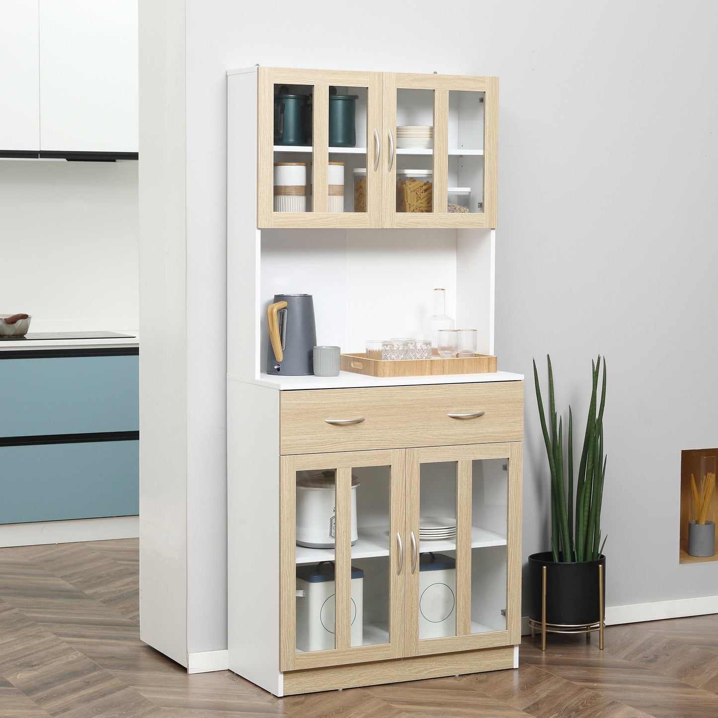 Homcom Modern Kitchen Cupboard