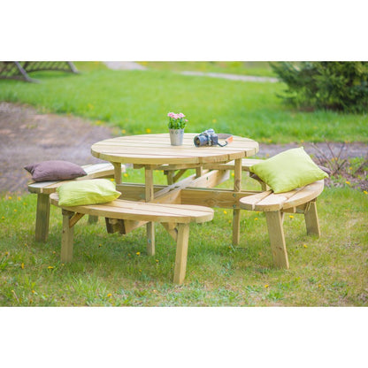 EKJU Classic Picnic Table - 4 Seat Green Tint by EKJU