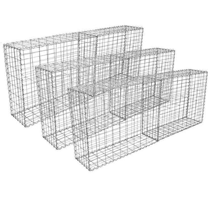 Raven 6-Pack 100 x 95 x 30cm Spiral Garden Gabion Baskets by Raven