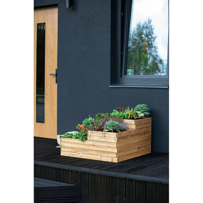 EKJU Four Section Planter - Brown by EKJU