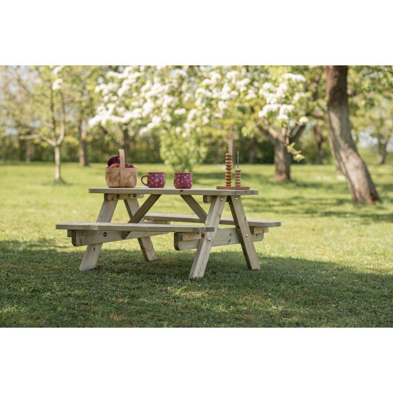 EKJU Kids Picnic Table - 4 Seat Green Tint by EKJU