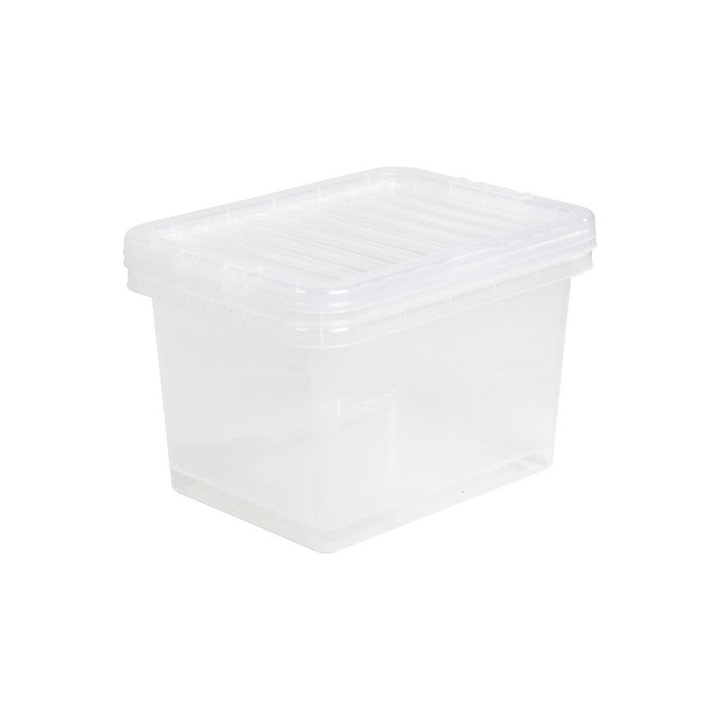 Wham Plastic Storage Box 25 Litres - Clear Crystal by Wham