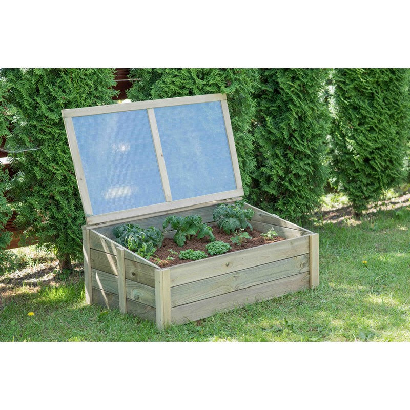 EKJU Rised Bed Greenhouse - Green Tint by EKJU