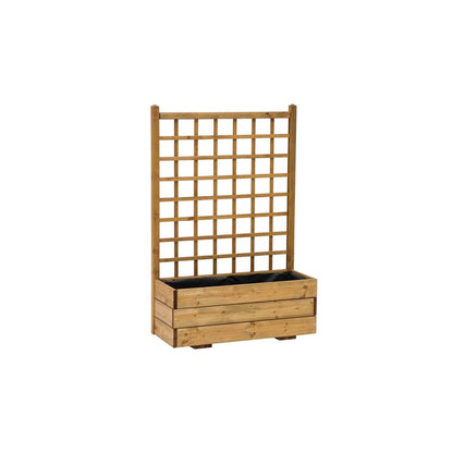 EKJU Flower Box Planter Trellis - Brown by EKJU