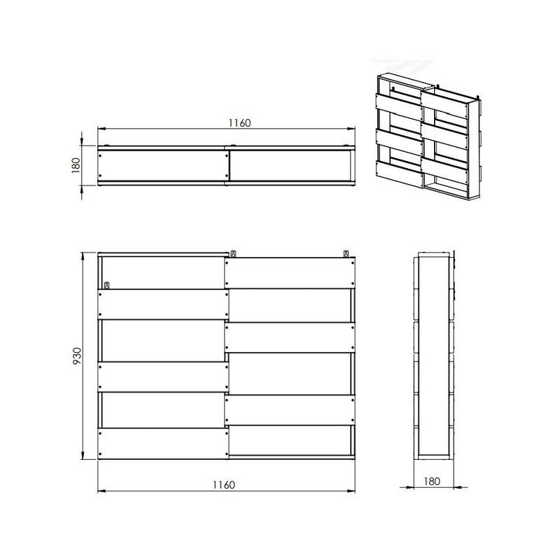 EKJU Hanging Planter - Grey by EKJU