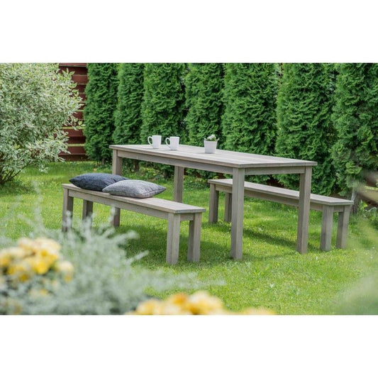 EKJU Cesis Picnic Table - 6 Seat Grey by EKJU