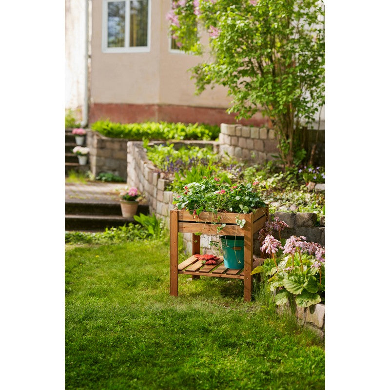 EKJU Four Section Raised Planter - Brown by EKJU