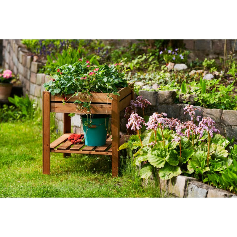 EKJU Four Section Raised Planter - Brown by EKJU