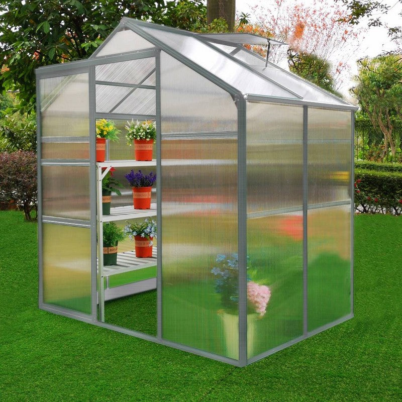 Raven Raven Crescive 6' x 4' Apex Greenhouse - Classic Polycarbonate