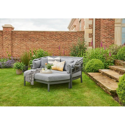 Handpicked Titchwell Garden Sofa by Handpicked - 2 Seats Grey Cushions