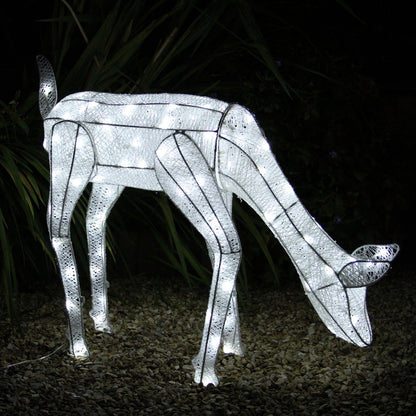 Christmas Large Light Up Grazing Doe Reindeer