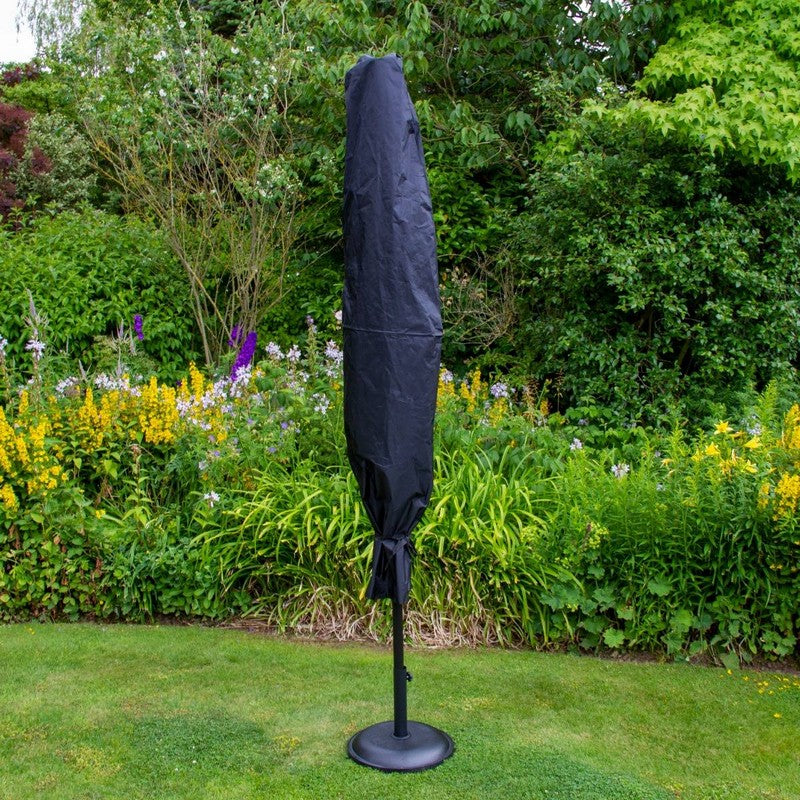 Raven Solar LED Tilt Garden Parasol by Raven - 2.7M Beige