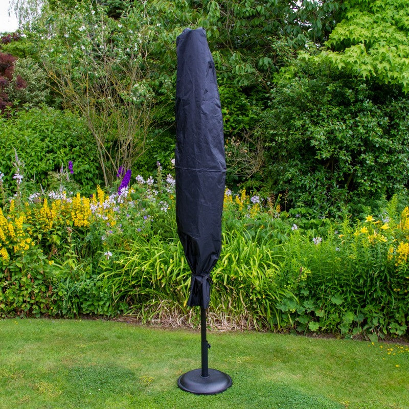 Raven Solar LED Tilt Garden Parasol by Raven - 2.7M Green