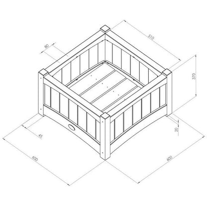 Chelsea Garden Planter by Zest