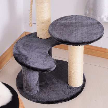 PawHut Cat Tree Kitty Scratcher Kitten Activity Center