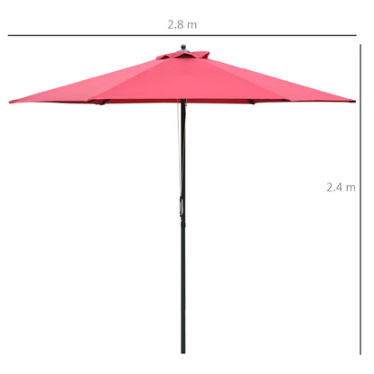 2.8m Garden Parasol Umbrella