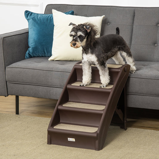 PawHut Foldable Pet Stairs