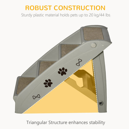 PawHut Foldable Pet Stairs