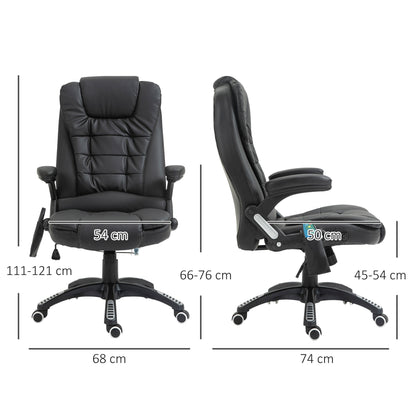 Homcom Executive Office Chair With Massage And Heat