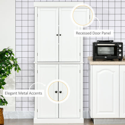 Freestanding Kitchen Cupboard with 4 Doors