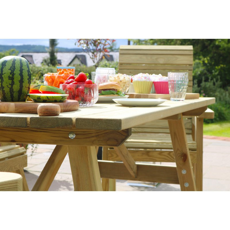 Freya Garden Furniture Set by Zest - 6 Seats