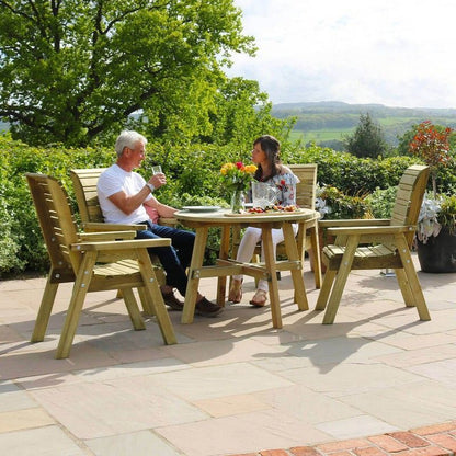 Freya Garden Furniture Set by Zest - 4 Seats