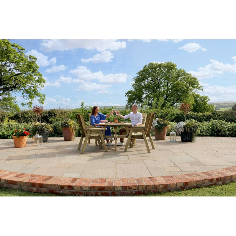 Freya Garden Furniture Set by Zest - 4 Seats