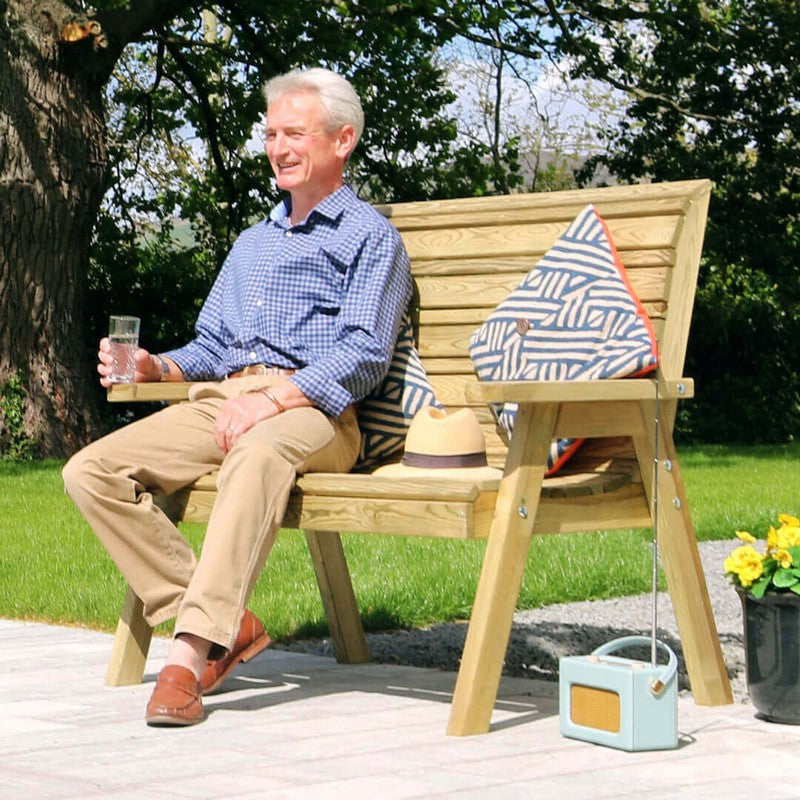 Freya Garden Bench by Zest - 2 Seats