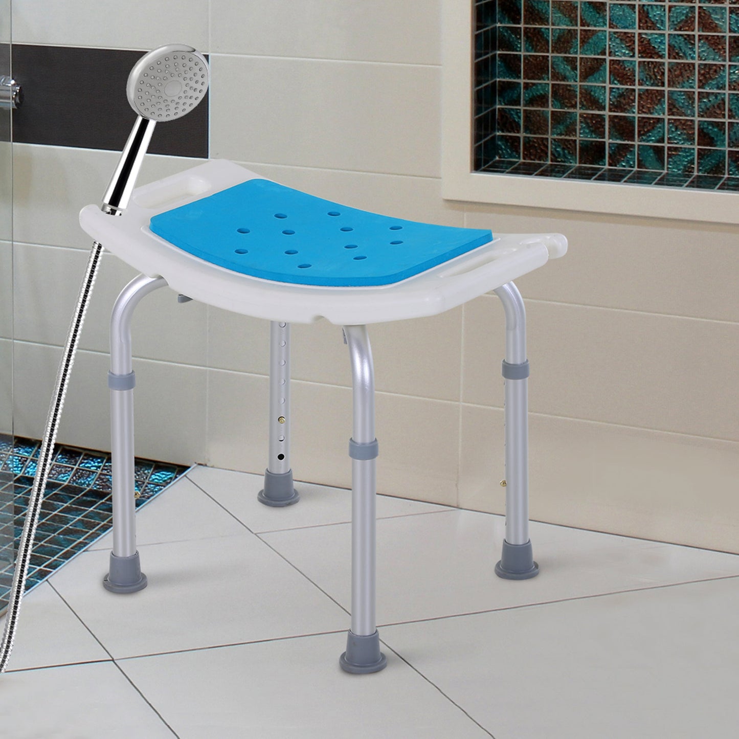 Aluminium Alloy Six-Level Non-Slip Bathroom Stool